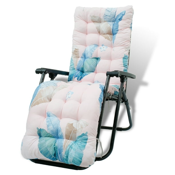 Sun Lounger Cushion Seat Pad Replacement Garden Chair Recliner Sun Bed Cushions